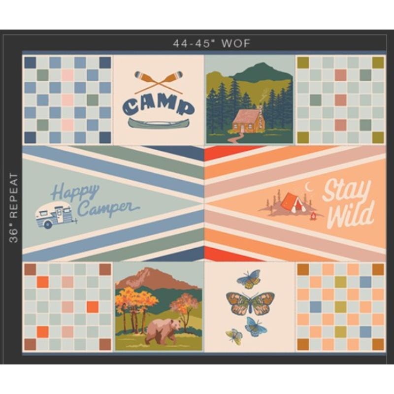 Stay Wild Panel | Maureen Cracknell | 36" x WOF