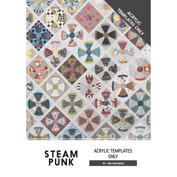 Steam Punk Quilt Acrylic Templates by Jen Kingwell
