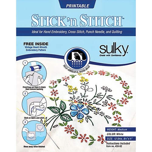 Stick N Stitch Water Soluble Stabilizer