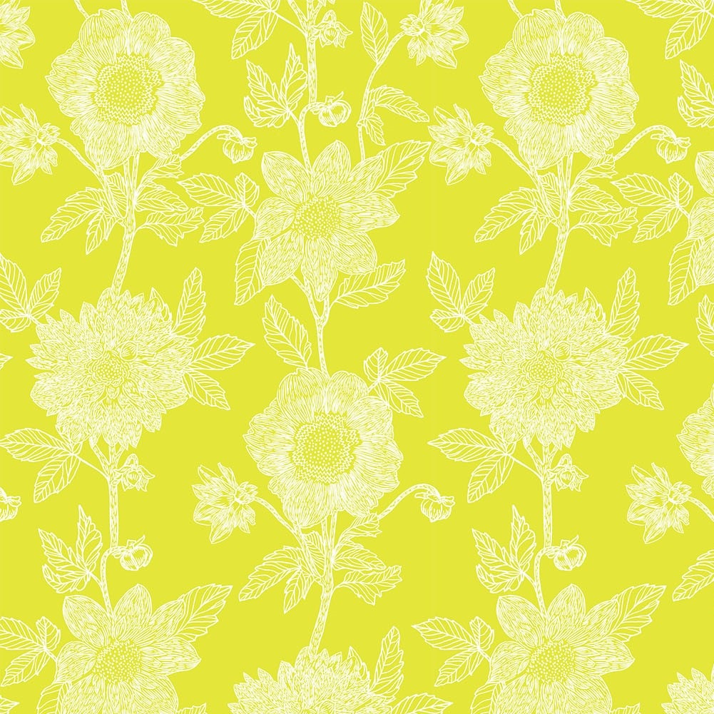 Stitched Dahlia - Sun