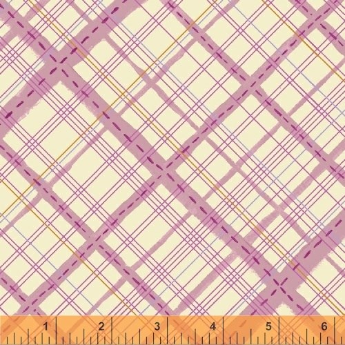 Stitched Plaid in Berry