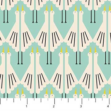 Stork in Blue