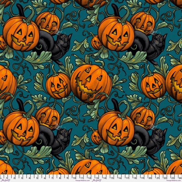 Storybook Pumpkin Patch - Turquoise