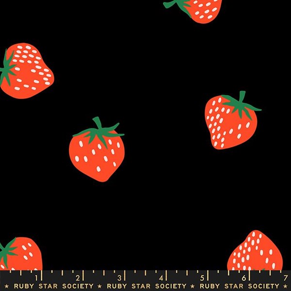 Strawberry - Black RAYON