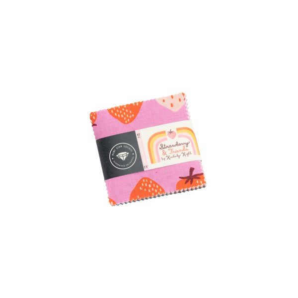 Strawberry & Friends Mini Charm Pack | Kimberly Kight | 42 - 2.5" Squares