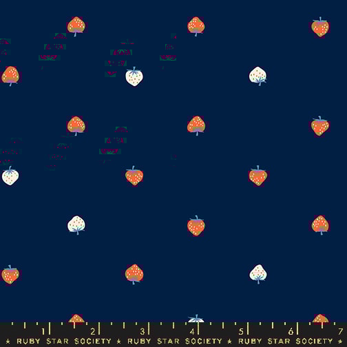Strawberry LAWN - Navy