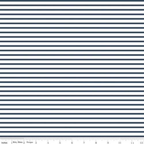 Stripes in Navy