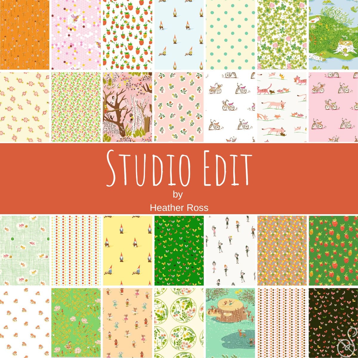 Studio Edit Fat Quarter Bundle | Heather Ross | 28 FQs