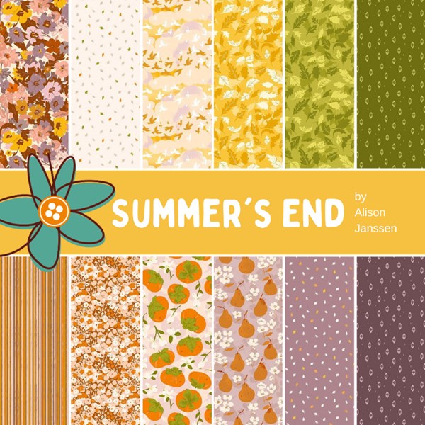 Summer's End Fat Quarter Bundle | Alison Janssen | 12 FQs