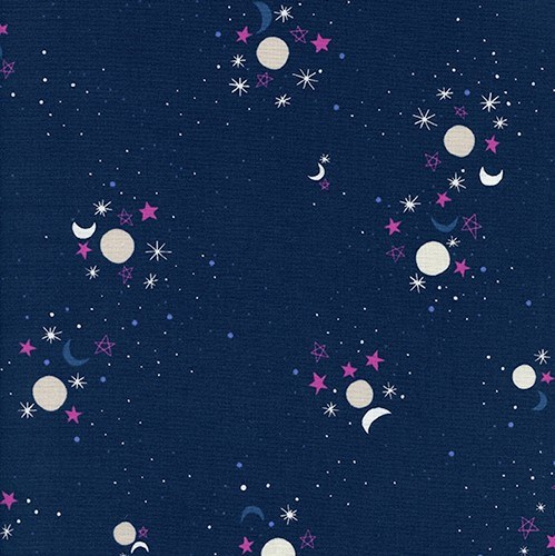 Sun, Moon, Stars in Navy