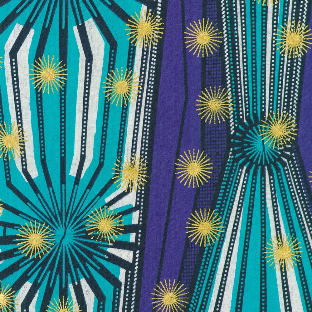 Sunburst - Cyan