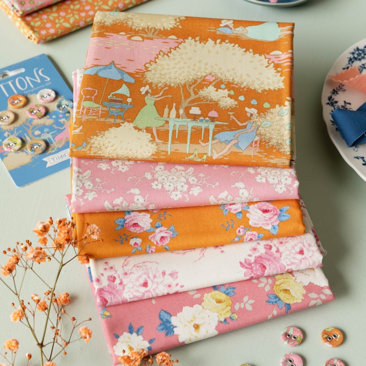 Sunday Brunch Fat Quarter Bundle | Tilda Fabrics