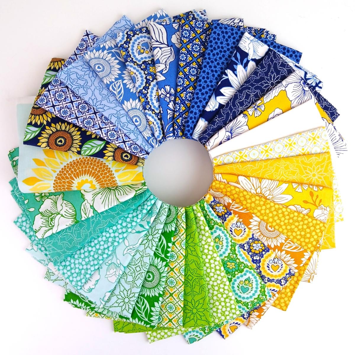 Sunflowers In My Heart Fat Quarter Bundle | Kate Spain | 29 SKUs