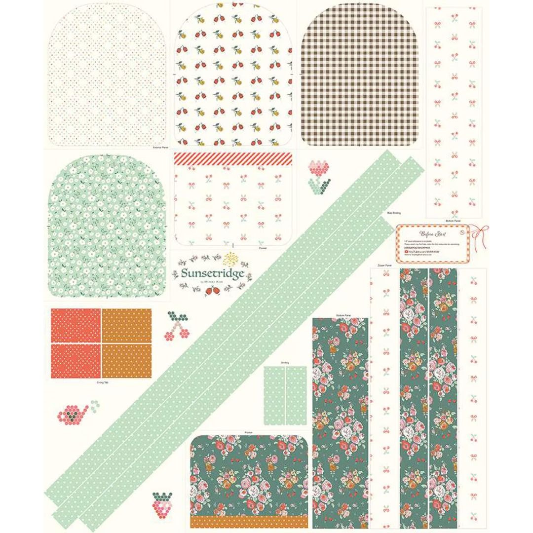 Sunset Ridge Backpack Panel | Minki Kim | 36" x 44"