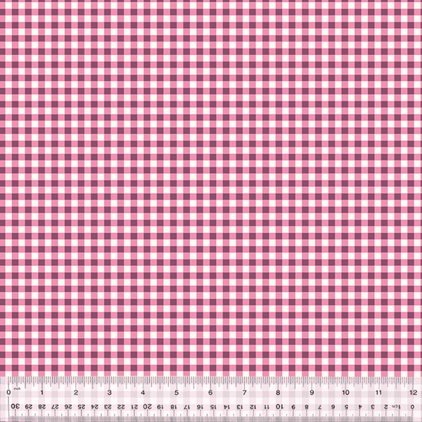 Sweet Abigail Gingham - Azalea