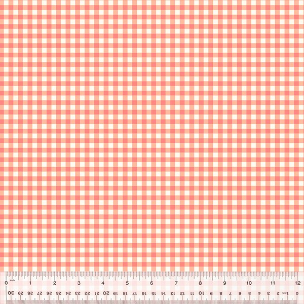 Sweet Abigail Gingham - Coral