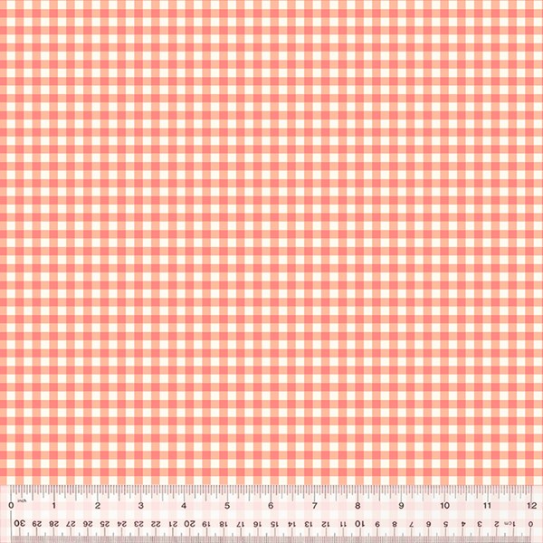 Sweet Abigail Gingham - Coral