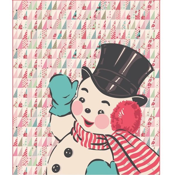 Sweet Christmas Snowman Quilt Kit