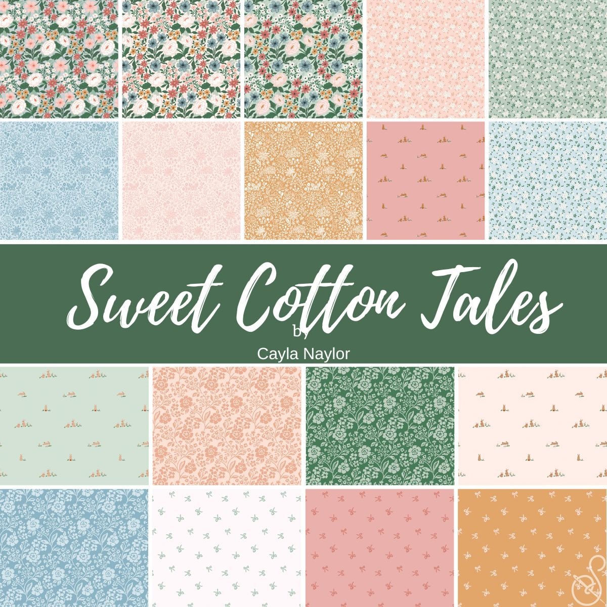 Sweet Cotton Tales Rolie Polie | Cayla Naylor | 40 PCs