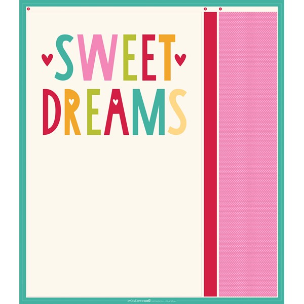 Sweet Dreams Pillow Case Panel