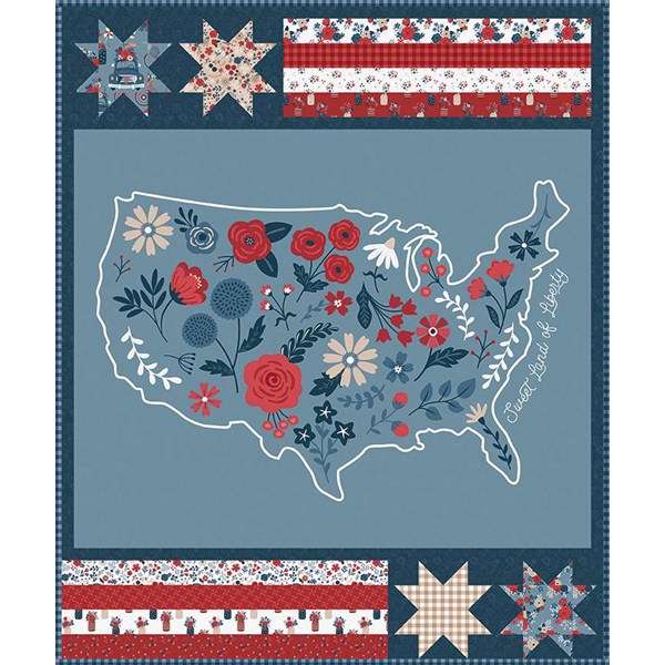 Sweet Land of Libery Quilt Kit | Red, White and True