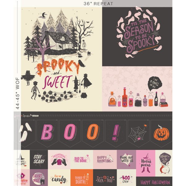 Sweet 'n Spookier PANEL 36" - Spooky Season