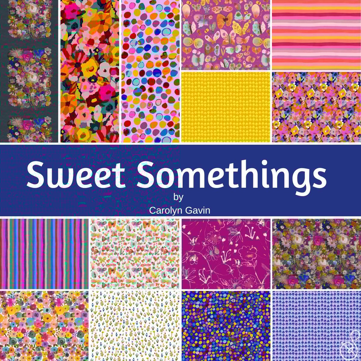 Sweet Somethings Fat Quarter Bundle | Carolyn Gavin | 14 FQs