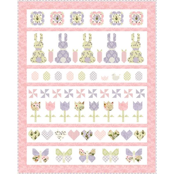 Sweet Spring Row Quilt Kit