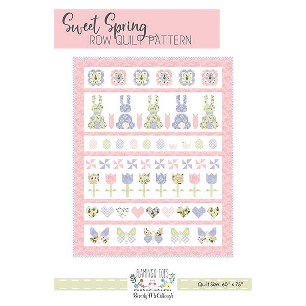 Sweet Spring Row Quilt Pattern | Beverly McCullough
