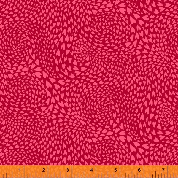 Swirl Of Hearts - Red