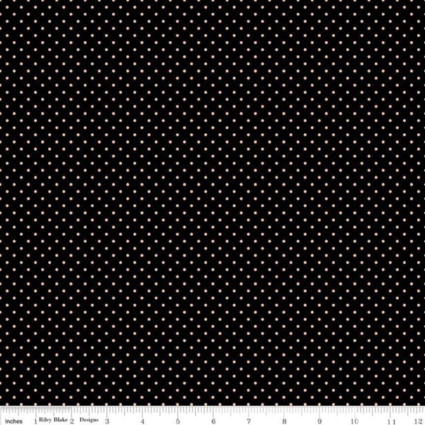 Swiss Dots on Black