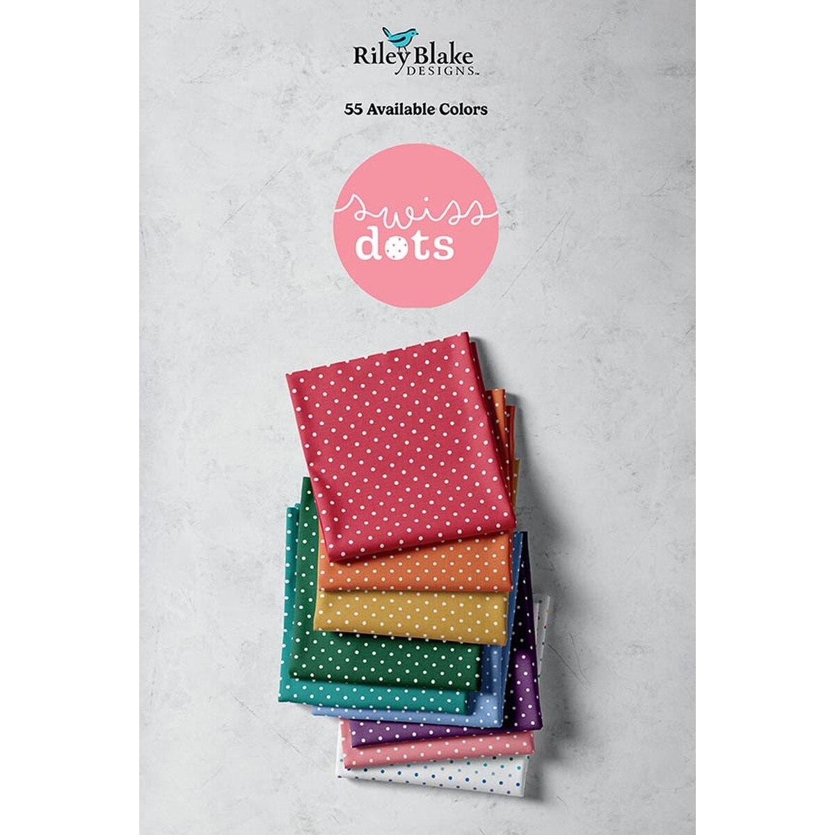 Swiss Dots Swatch Card | Riley Blake Designs