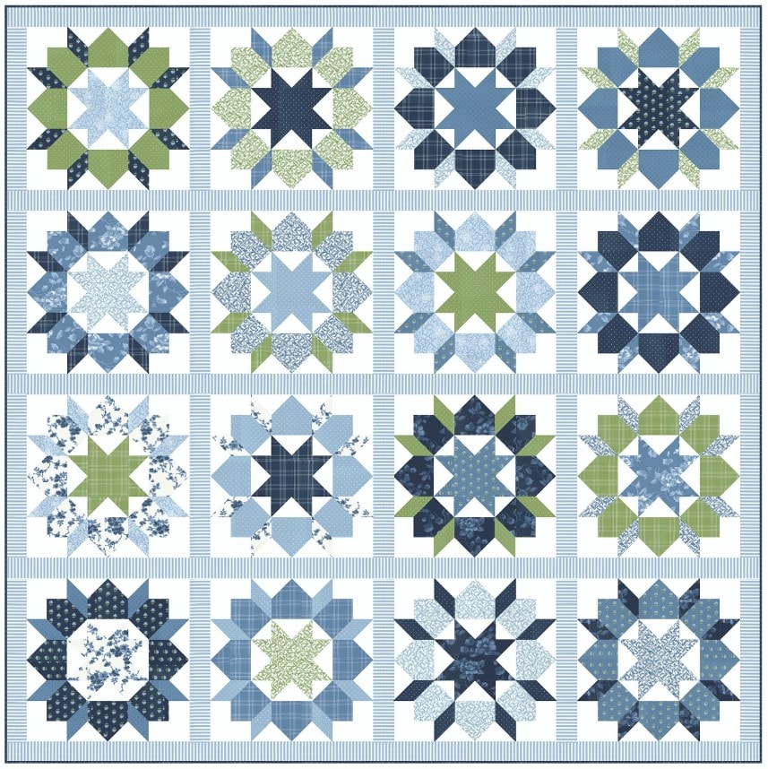 Swoon Sixteen Quilt Pattern | Thimble Blossoms