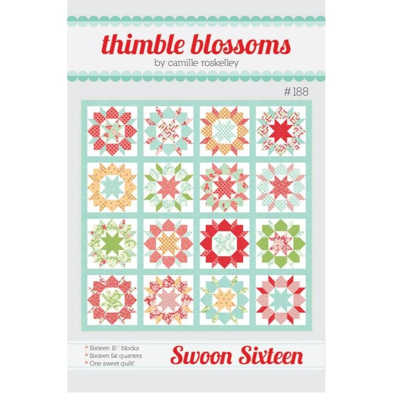 Swoon Sixteen Quilt Pattern | Thimble Blossoms