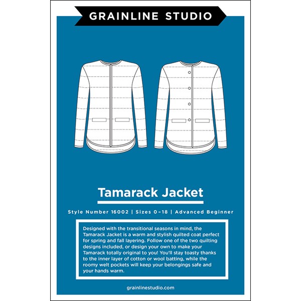 Tamarack Jacket Pattern by Grainline Studio