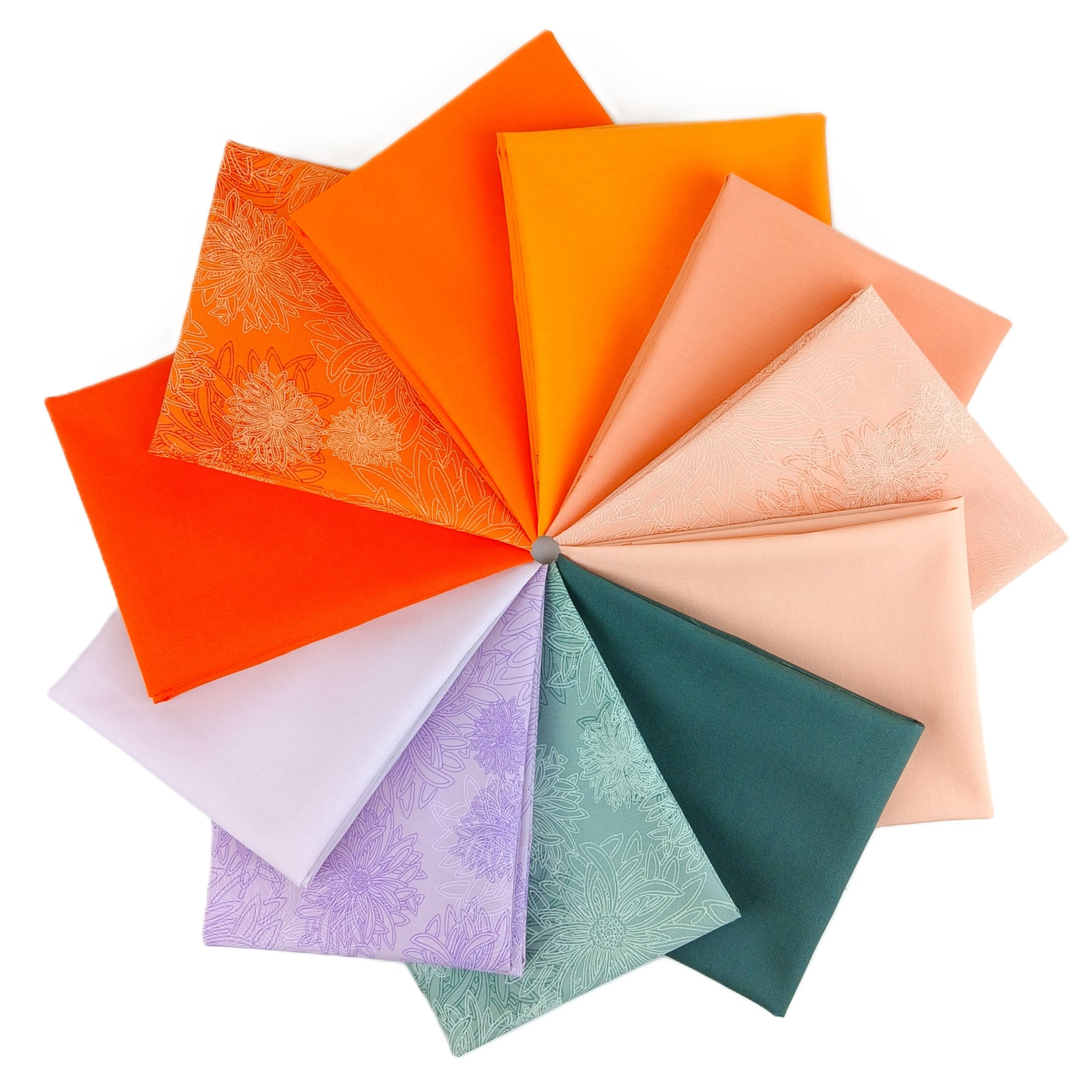 Tangerine Coordinates Fat Quarter Bundle | AGF Studio | 11 FQs
