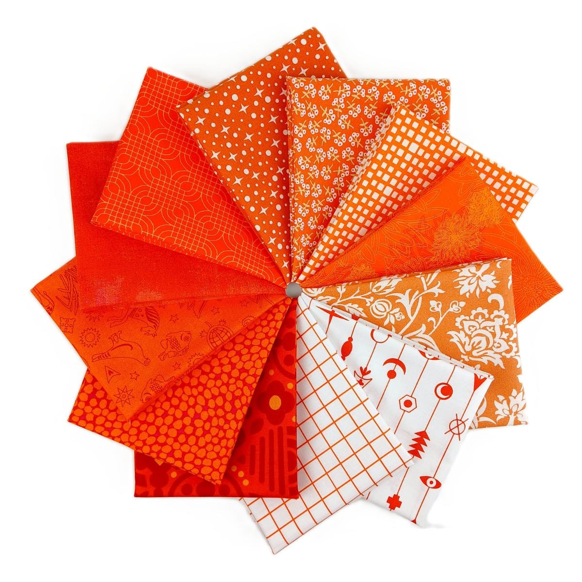 Color Play Tangerine Fat Quarter Bundle