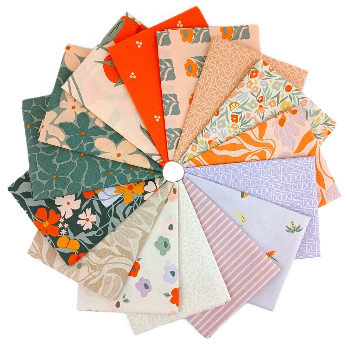 Tangerine Fat Quarter Bundle | AGF Studio | 15 FQs