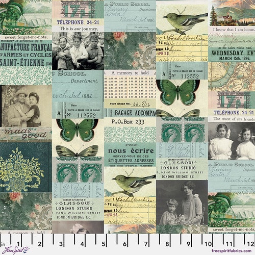 Teal Collage