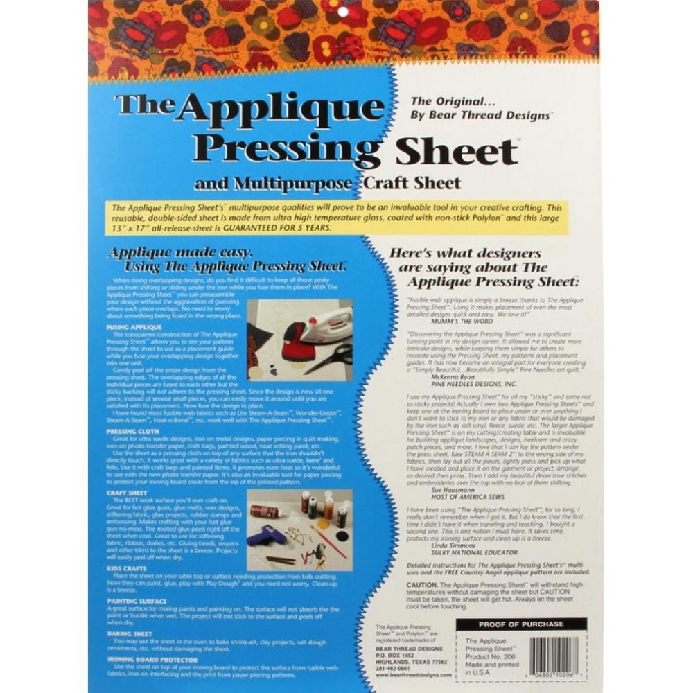 The Applique Pressing Sheet