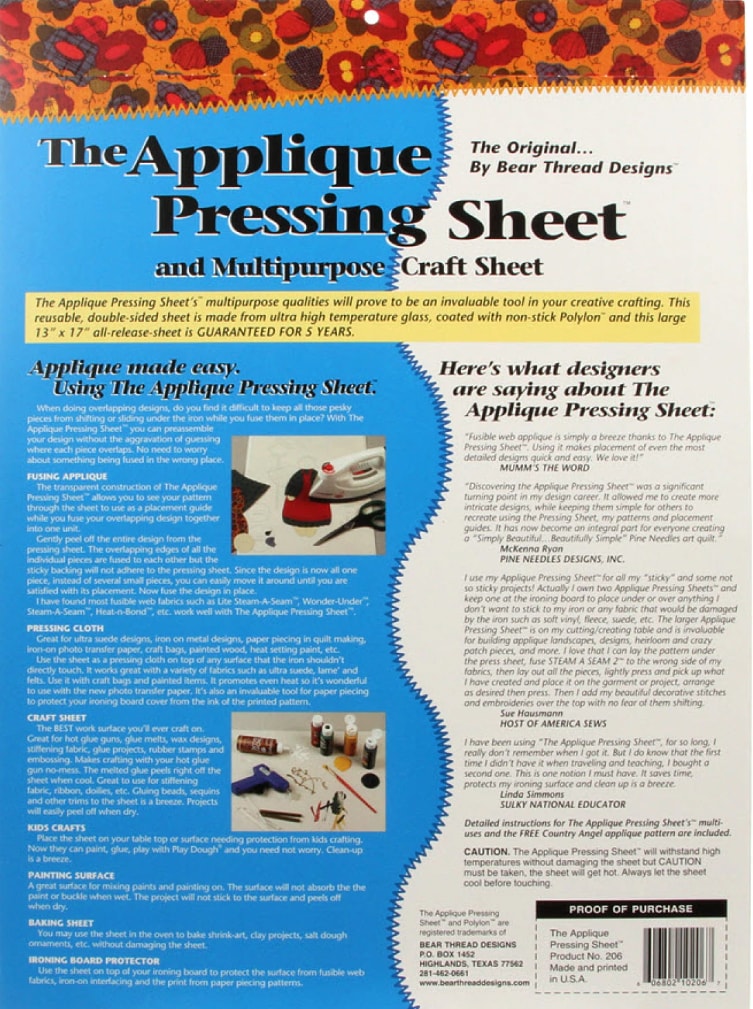 The Applique Pressing Sheet