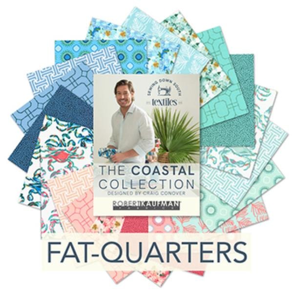 The Coastal Collection Fat Quarter Bundle | Craig Conover | 20 FQs