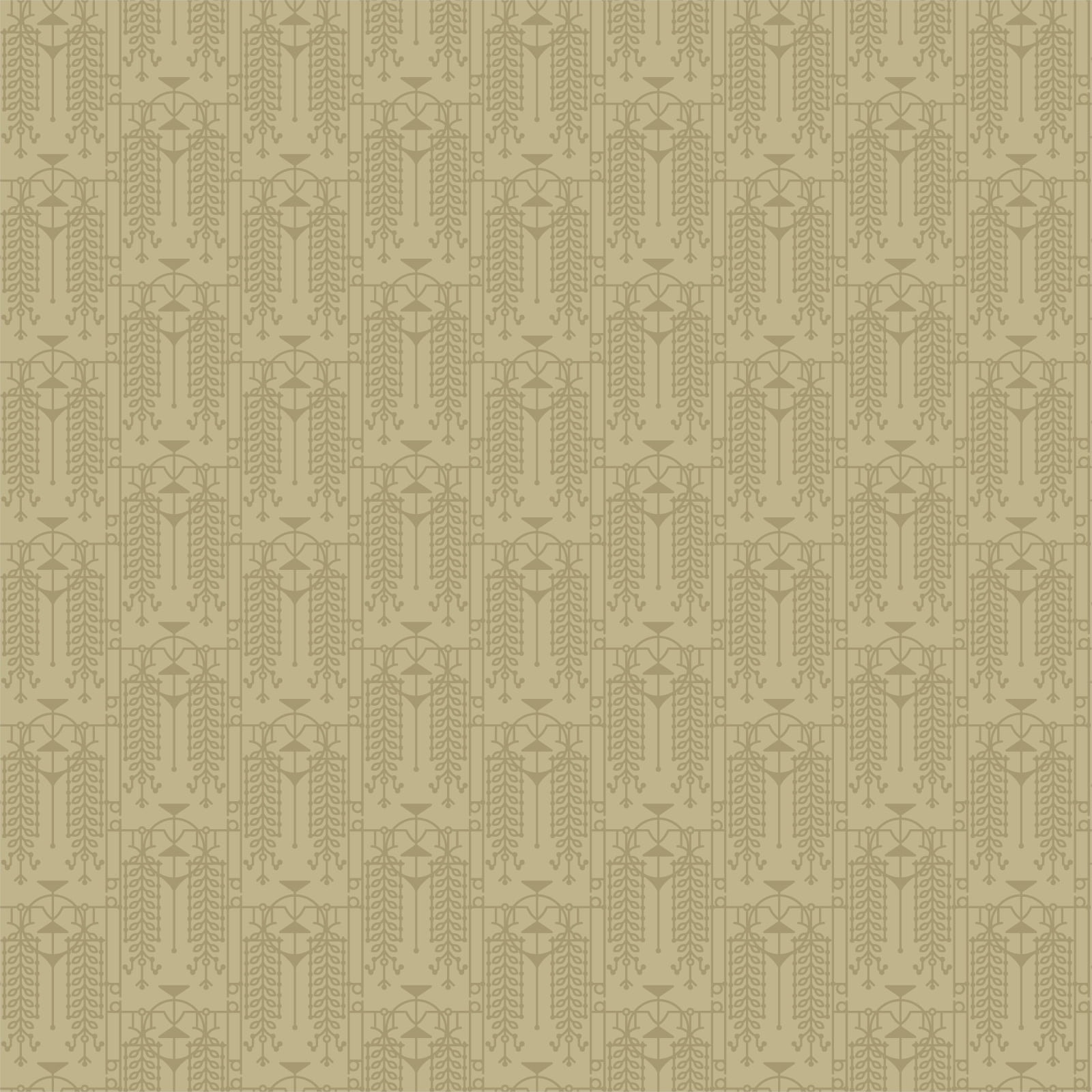 The House Beautiful Design A - Pale Mustard