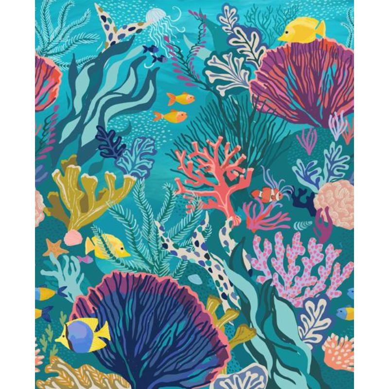 The Reef Panel | 36" x 44" - Multi