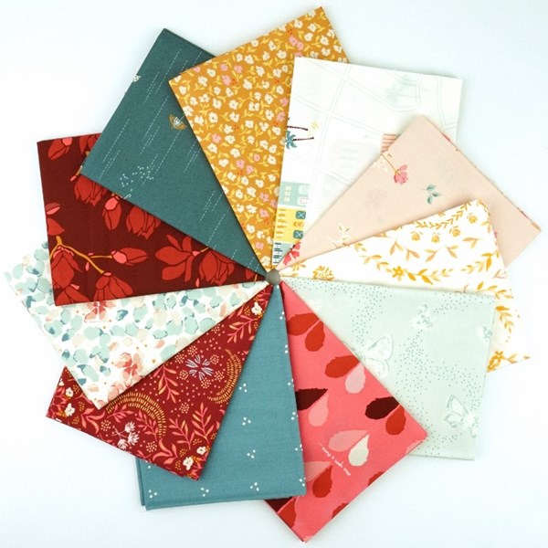 Chapter Seven: The Softer Side Fat Quarter Bundle | Amy Sinibaldi | 11 FQs