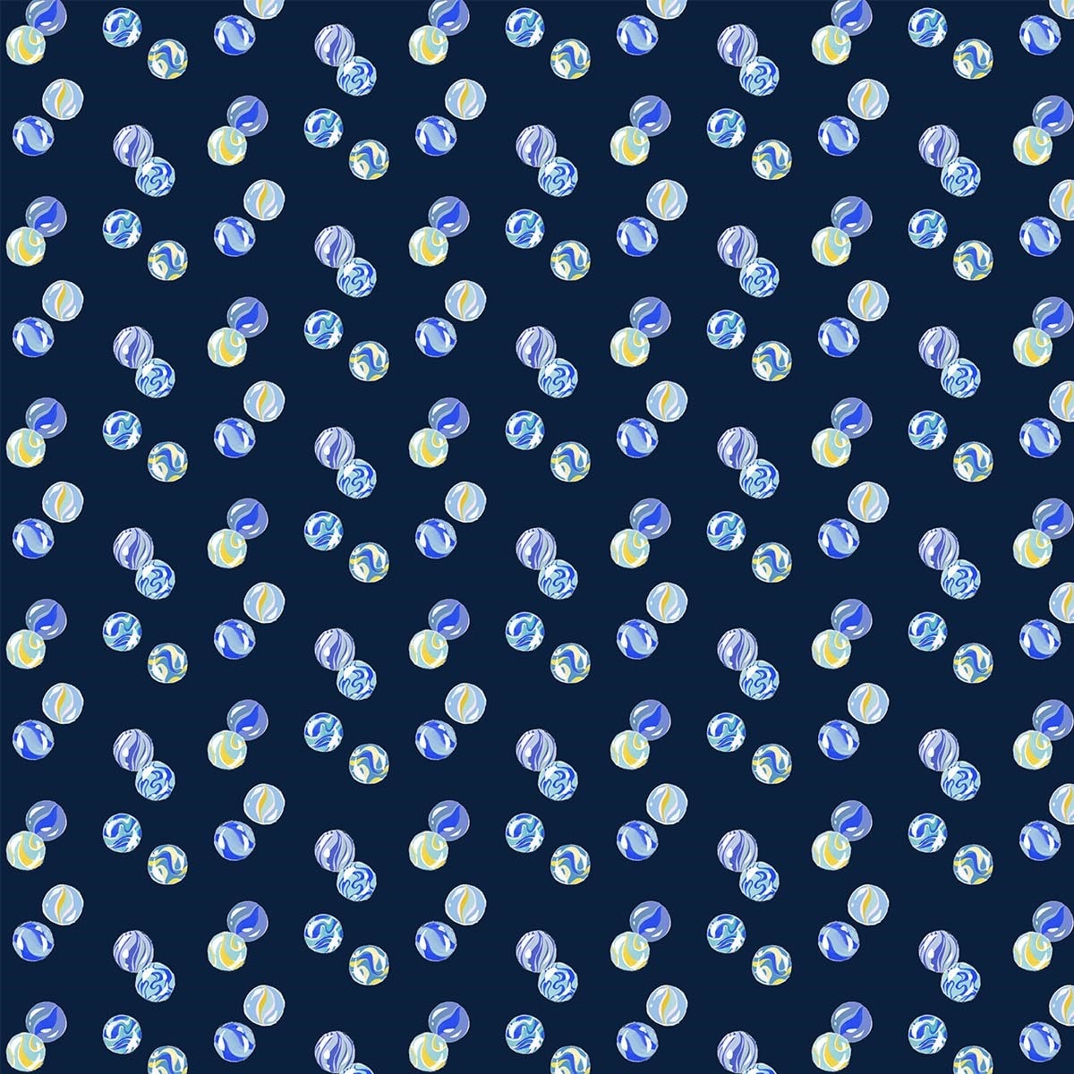 Thrift Shop Marbles - Navy