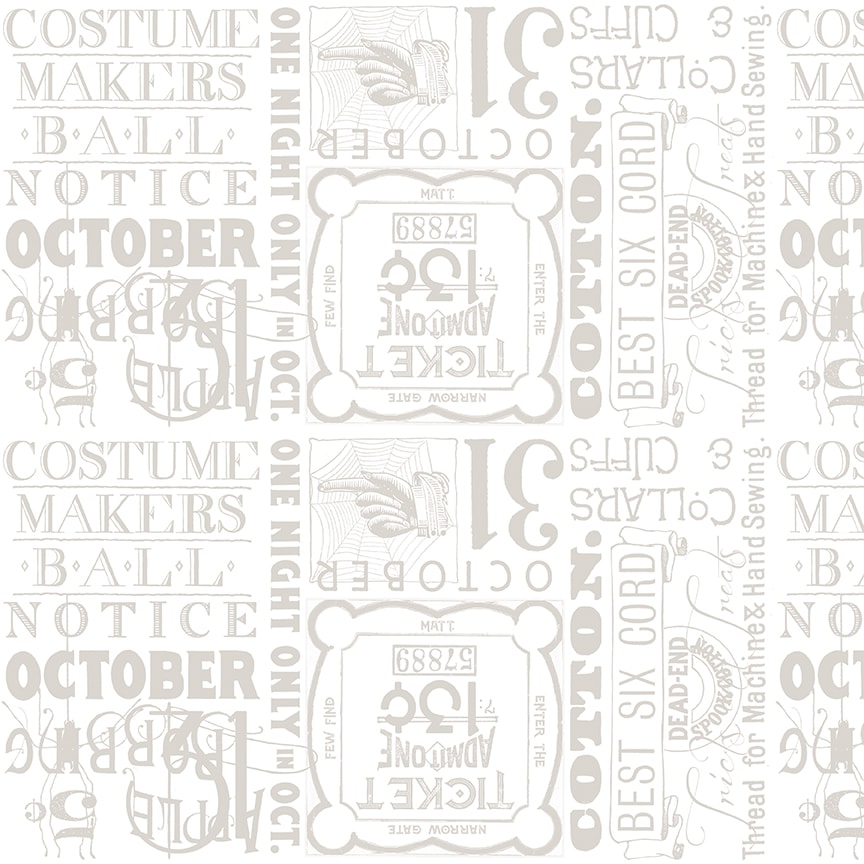 Ticket Text - White