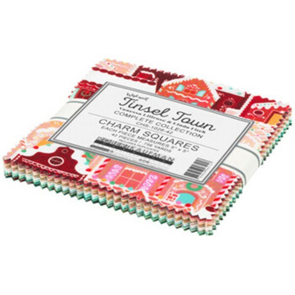 Tinsel Town Charm Pack | Wishwell | 42 - 5" Squares