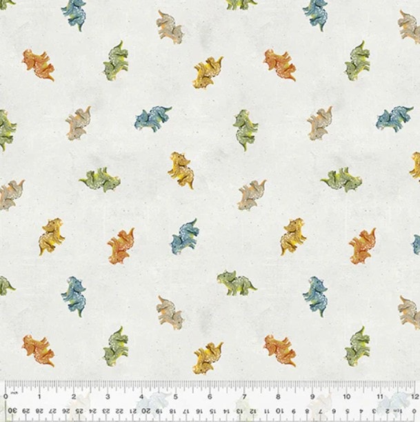 Tiny Triceratops - Linen