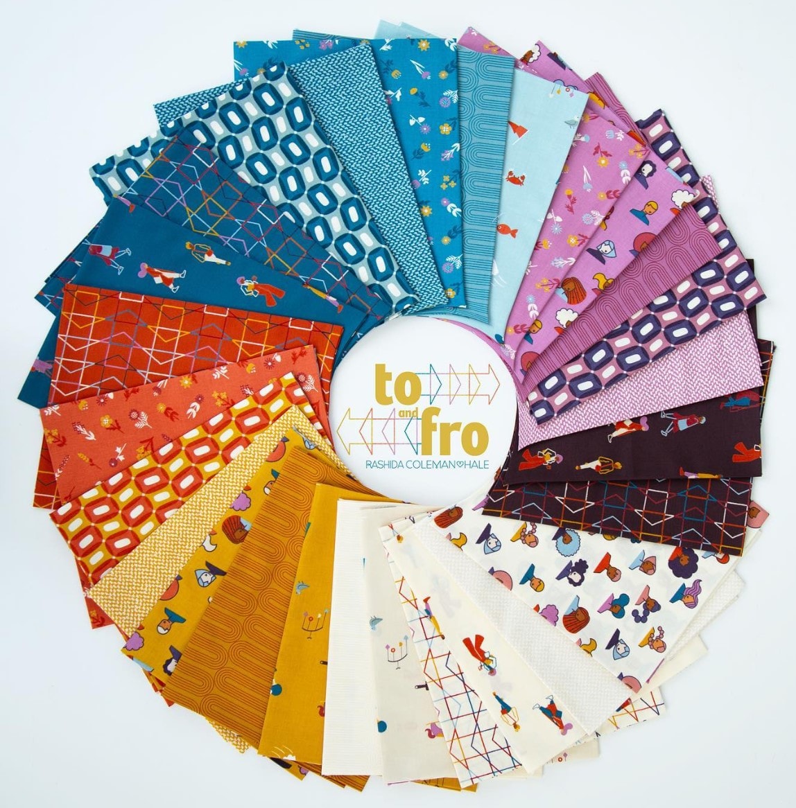 To and Fro Fat Quarter Bundle | Rashida Coleman-Hale | 27 FQs